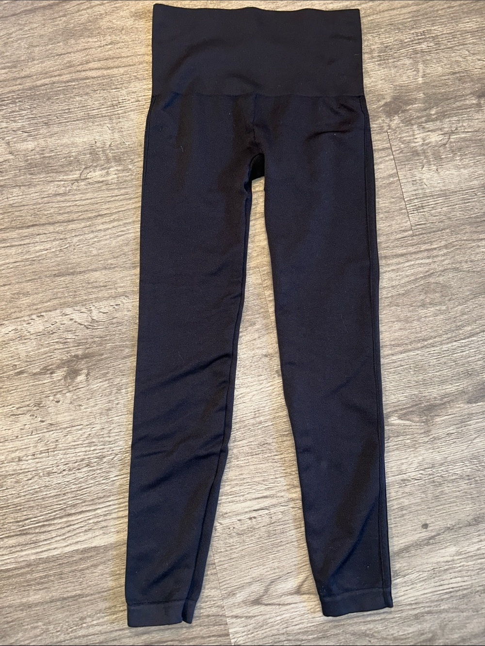 SPANX Look At Me Now Seamless Leggings Black Cropped Shaping Small - Picture 4 of 6